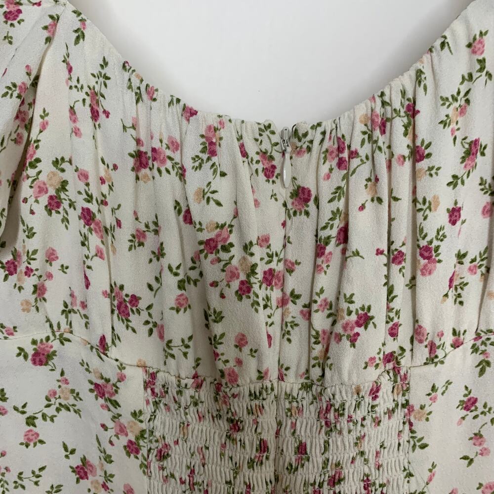 Reformation Corbin Floral Mini Dress Womens Size 8 - Picture 6 of 14